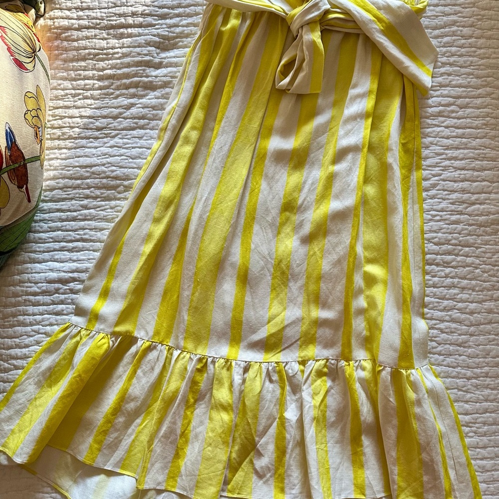 Painterly Striped Women's Skirt